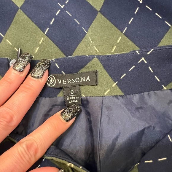 💙💚NWOT- SUPER CUTE BLUE AND GREEN PLAID SKIRT. SZ 0💚💙 - Picture 6 of 8